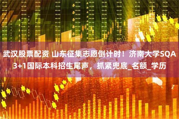 武汉股票配资 山东征集志愿倒计时！济南大学SQA3+1国际本科招生尾声，抓紧兜底_名额_学历